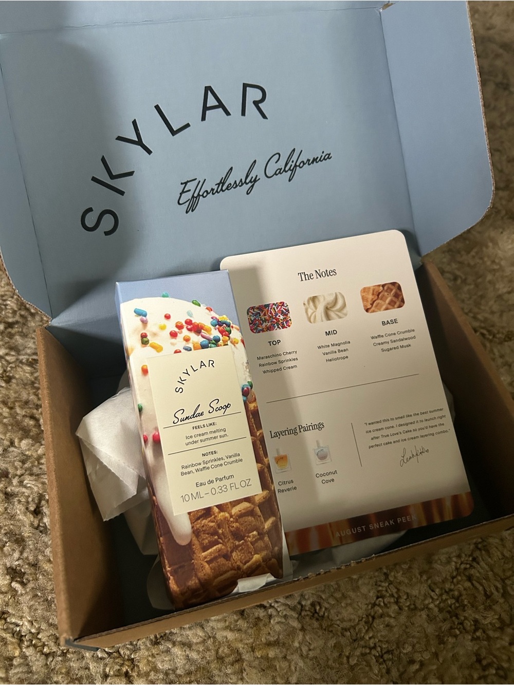 Skylar Sundae Scoop July